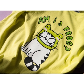 Żaba - Lemon Cat - Koszulka - Rozmiar XL