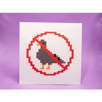 Zakaz Gołębiowania - A2 - Print