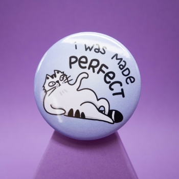 Perfect - Lemon Cat - Przypinka