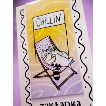 Chillin - Lemon Cat - Zakładka magnetyczna