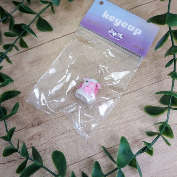 Cow (Biało-różowy Ver.) - Cows in Clouds - Keycap Figurka