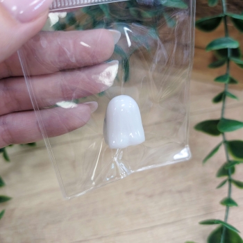 Ghost (Biało-czarny Ver.) - Cows in Clouds - Keycap Figurka