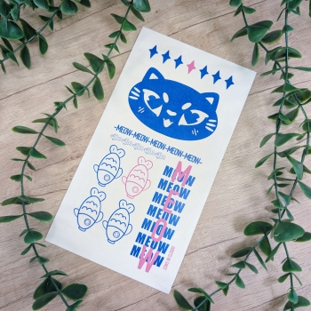 Meow Meow Meow (Beżowy Ver.) - Cows in Clouds - Print