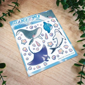 Big Ocean Boys - potatoo.tattoo - Arkusz naklejek