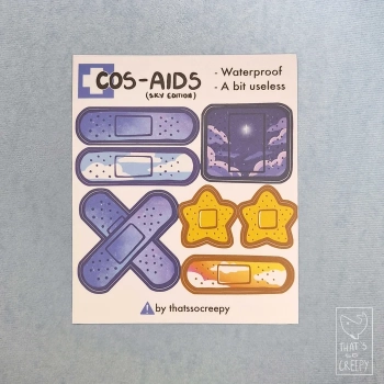Cos-Aids (Sky Edition) - THATSSOCREEPY - Arkusz naklejek