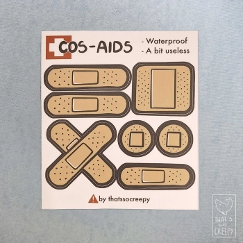 Cos-Aids - THATSSOCREEPY - Arkusz naklejek