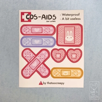 Cos-Aids (Cuter Edition) - THATSSOCREEPY - Arkusz naklejek
