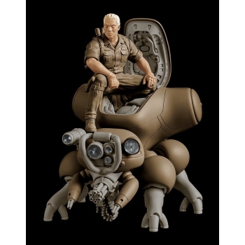 Ghost in the Shell - Batou with Fuchikoma - PLAMAX minimum factory