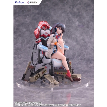 SSSS. Gridman Universe - Rikka Takarada (Gaming Chair Ver.) - F:NEX Statue 1/7