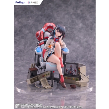SSSS. Gridman Universe - Rikka Takarada (Gaming Chair Ver.) - F:NEX Statue 1/7