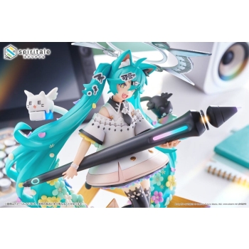 Vocaloid - Hatsune Miku x Naoki Saito (My Figure Making! The Painter Ver.)