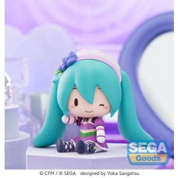 Vocaloid - Hatsune Miku (Love and Berry Dress Up and Dance! Sparkly Purple Ver.) - Fuwa Petit Chibi
