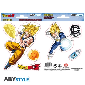 Dragon Ball - DBZ/ Goku-Vegeta - Arkusz naklejek