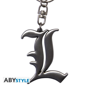 Death Note - L Symbol - Brelok 3D