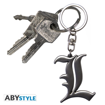 Death Note - L Symbol - Brelok 3D