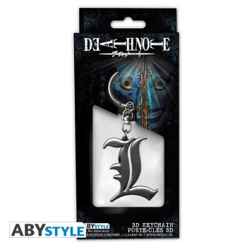 Death Note - L Symbol - Brelok 3D