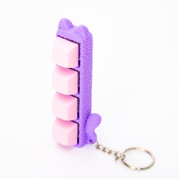 Klikacz - Cat Purple (Quadruple Ver.) - Brelok
