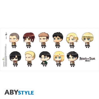 Attack on Titan - All Chibis - Kubek 320 ml