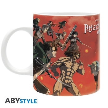 Attack on Titan - Battle scene season 4 - Kubek 320 ml