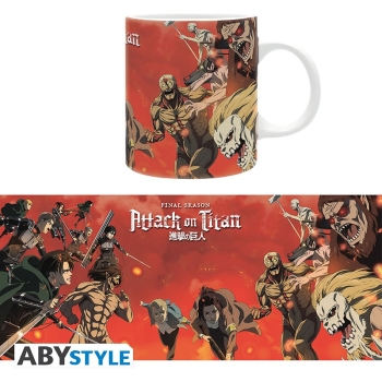 Attack on Titan - Battle scene season 4 - Kubek 320 ml