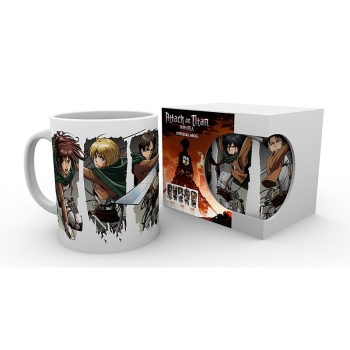 Attack on Titan - Character Montage - Kubek 320 ml