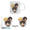 Attack on Titan - Chibi Trio - Kubek 320 ml