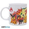 Pokemon - Fire Starters White - Kubek 320 ml