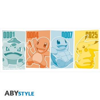 Pokemon - Pikachu & Kanto Starters - Kubek 320 ml