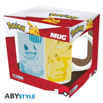 Pokemon - Pikachu & Kanto Starters - Kubek 320 ml
