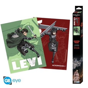 Attack on Titan - Set 1 - Zestaw plakatów (52 x 38 cm)