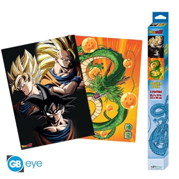 Dragon Ball - Goku & Shenron - Zestaw plakatów (52 x 38 cm)