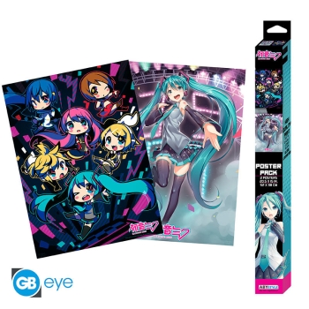 Vocaloid - Hatsune Miku - Zestaw plakatów (52 x 38 cm)
