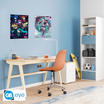 Vocaloid - Hatsune Miku - Zestaw plakatów (52 x 38 cm)