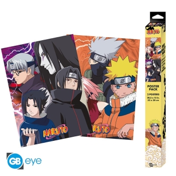 Naruto - Konoha Ninjas & Deserters - Zestaw plakatów (52 x 38 cm)