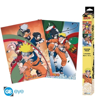 Naruto - Team 7 - Zestaw plakatów (52 x 38 cm)