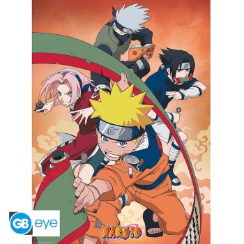 Naruto - Team 7 - Zestaw plakatów (52 x 38 cm)