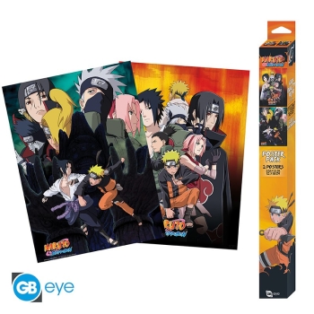 Naruto Shippuden - Ninjas - Zestaw plakatów (52 x 38 cm)