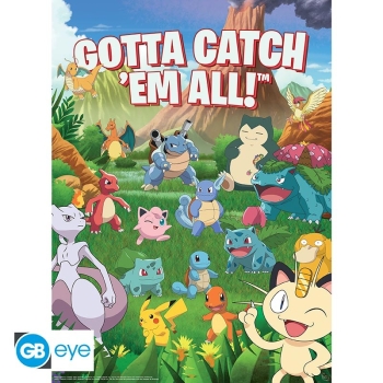 Pokemon - Environments - Zestaw plakatów (52 x 38 cm)