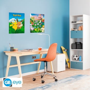 Pokemon - Environments - Zestaw plakatów (52 x 38 cm)