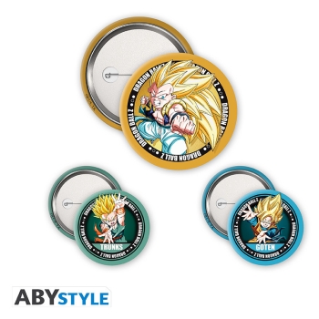 Dragon Ball - Trunks, Goten & Gotrunks - Zestaw przypinek