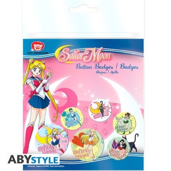 Sailor Moon - Zestaw przypinek