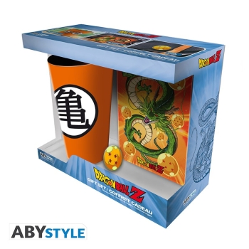 Dragon Ball - XXL Glass + Pin + Pocket Notebook "Dragon Ball"  - Zestaw prezentowy