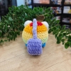 Kameleon - Tęczowy - Amigurumi