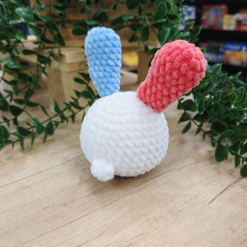 Królik - Biały - Amigurumi