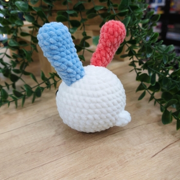 Królik - Biały - Amigurumi