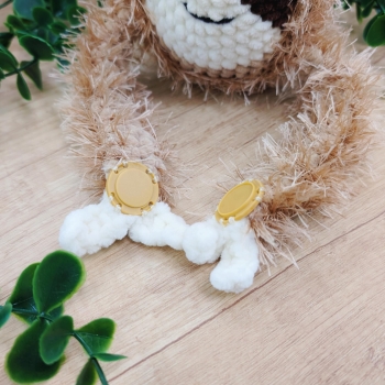 Leniwiec - Jasny Brąz - Amigurumi