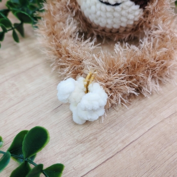 Leniwiec - Jasny Brąz - Amigurumi