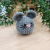 Mysz - Szara - Amigurumi