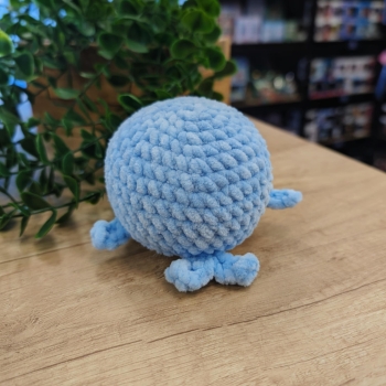 Wieloryb - Błękitny - Amigurumi