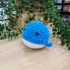 Wieloryb - Niebieski - Amigurumi